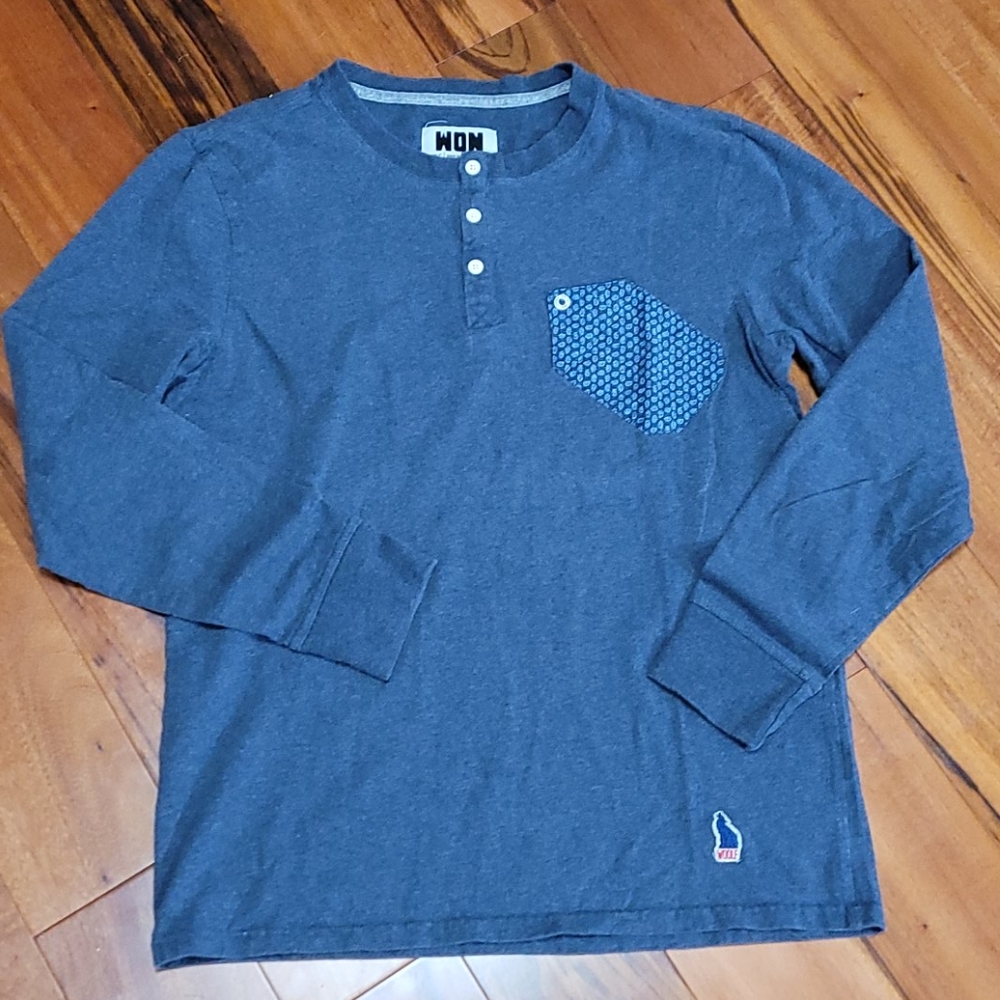 Won Woolf Originals New York Pocket Henley